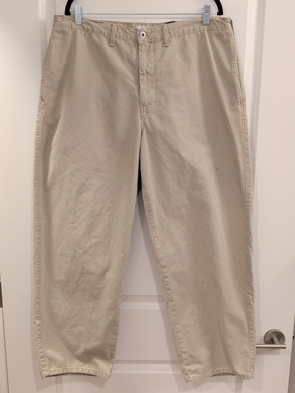 CALVIN KLEIN -Men's 40 W 29 L Beige Casual Chino Pants